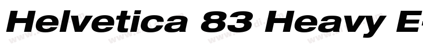 Helvetica 83 Heavy E字体转换